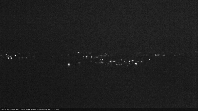 Lake Travis webcam, November 21, 2018 7:25 PM CT