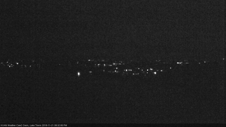 Lake Travis webcam, November 21, 2018 7:35 PM CT
