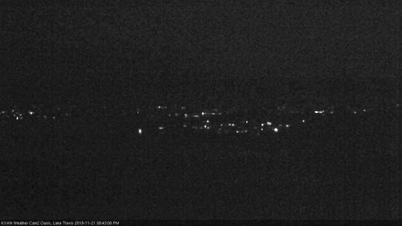 Lake Travis webcam, November 21, 2018 7:45 PM CT