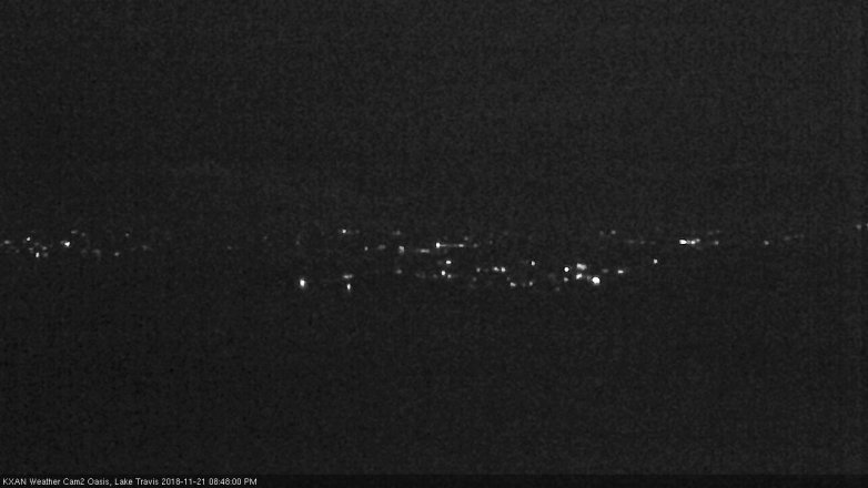 Lake Travis webcam, November 21, 2018 7:50 PM CT