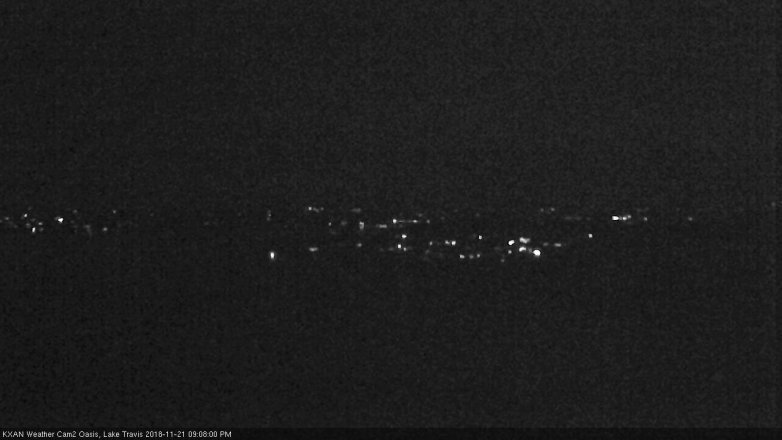 Lake Travis webcam, November 21, 2018 8:10 PM CT