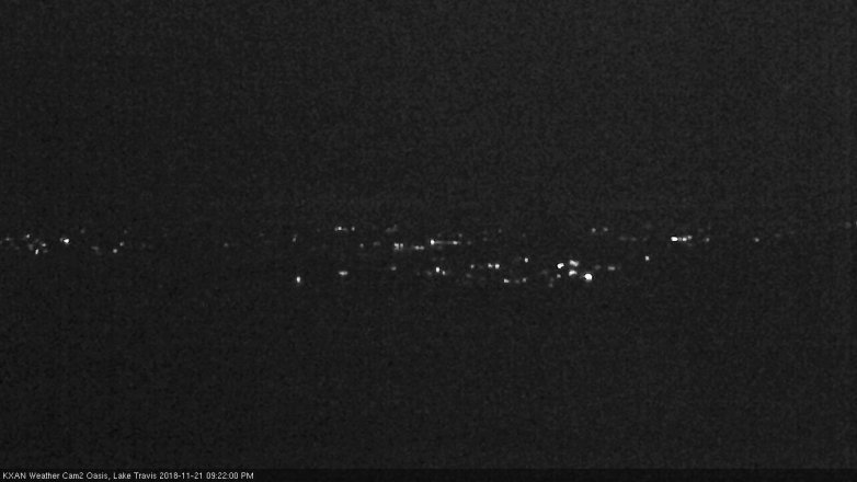 Lake Travis webcam, November 21, 2018 8:25 PM CT