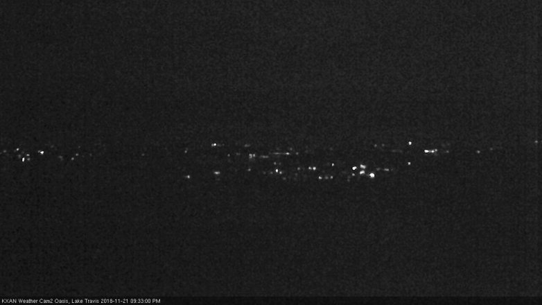 Lake Travis webcam, November 21, 2018 8:35 PM CT