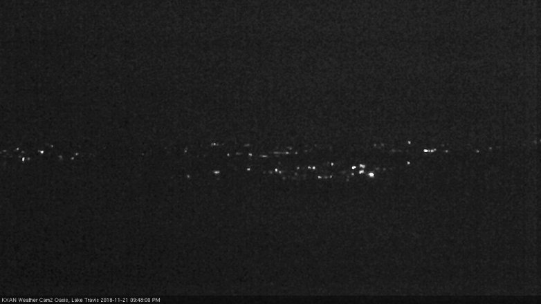 Lake Travis webcam, November 21, 2018 8:50 PM CT