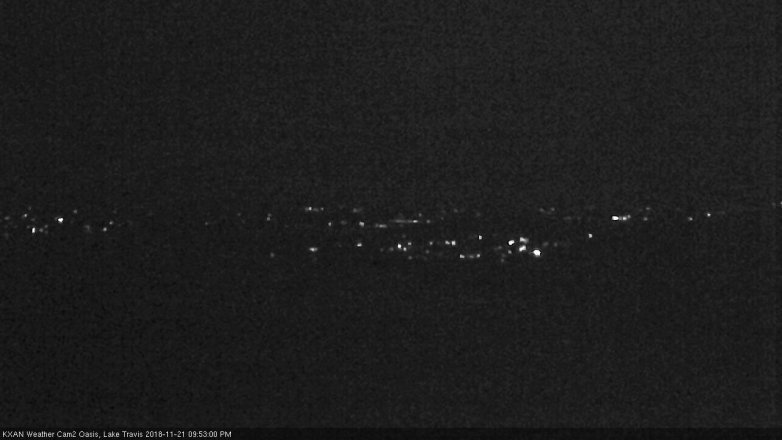 Lake Travis webcam, November 21, 2018 8:55 PM CT