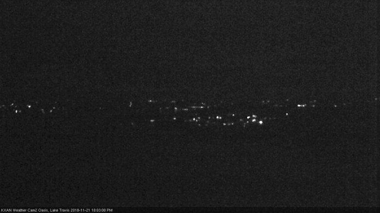 Lake Travis webcam, November 21, 2018 9:05 PM CT