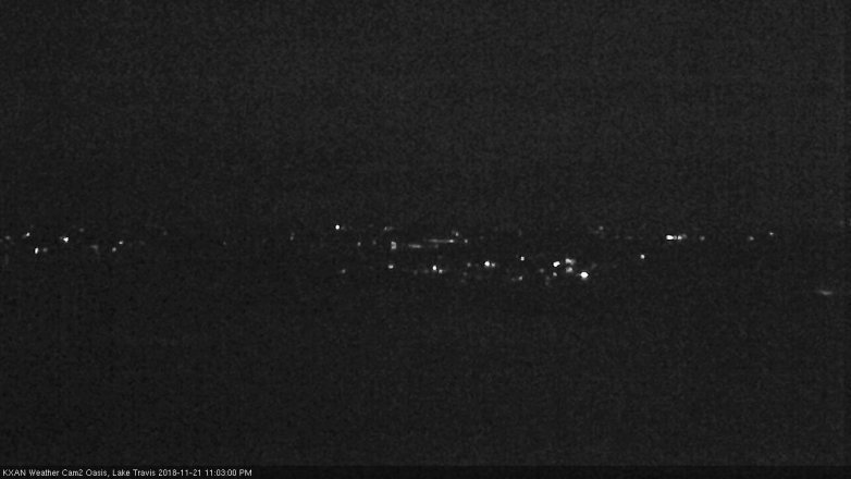 Lake Travis webcam, November 21, 2018 10:05 PM CT