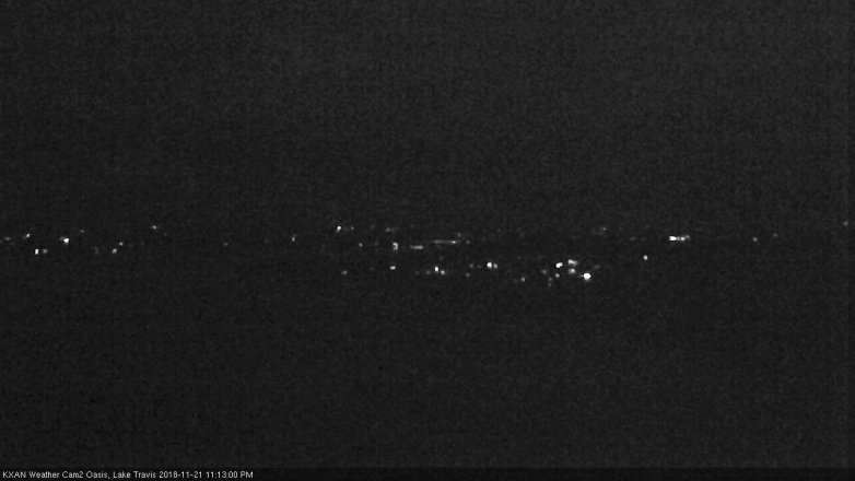 Lake Travis webcam, November 21, 2018 10:15 PM CT