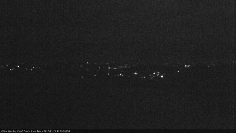Lake Travis webcam, November 21, 2018 10:25 PM CT
