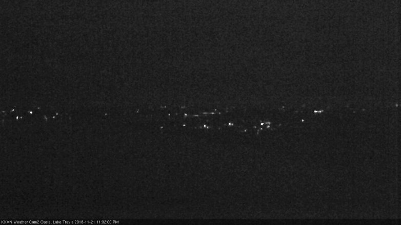 Lake Travis webcam, November 21, 2018 10:35 PM CT