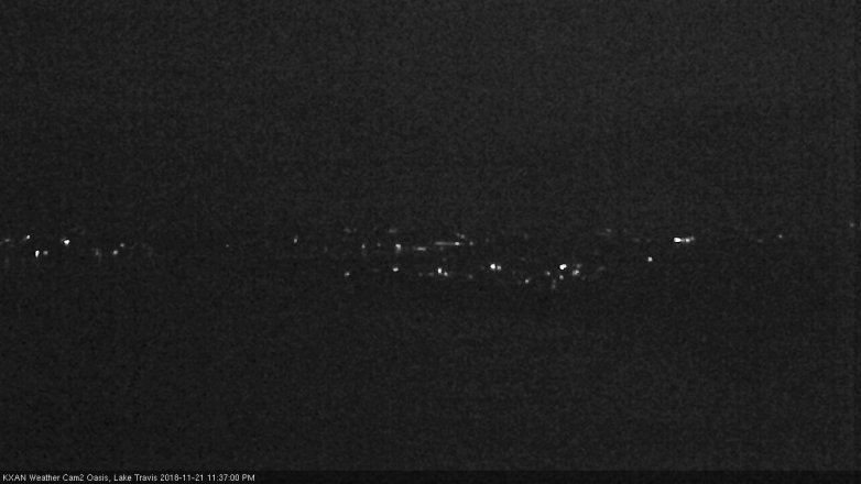 Lake Travis webcam, November 21, 2018 10:40 PM CT