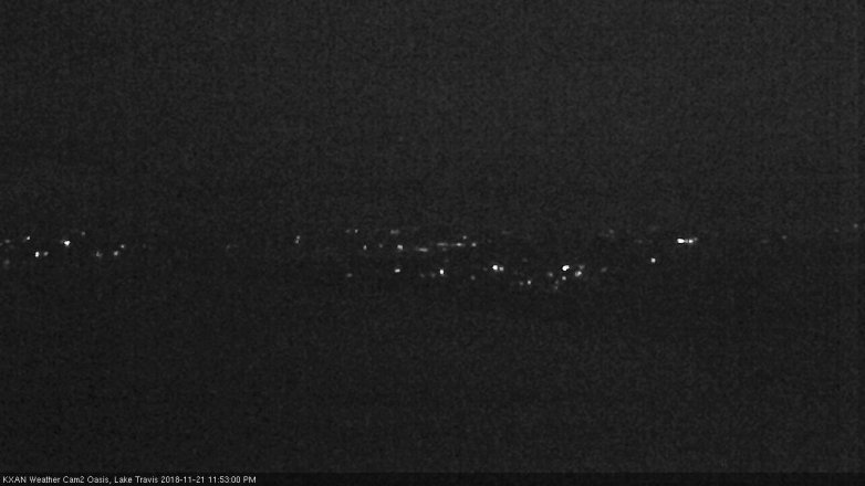 Lake Travis webcam, November 21, 2018 10:55 PM CT
