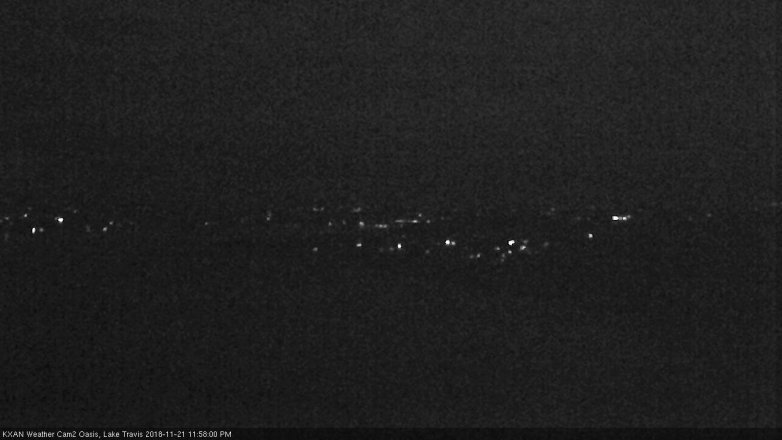 Lake Travis webcam, November 21, 2018 11:00 PM CT