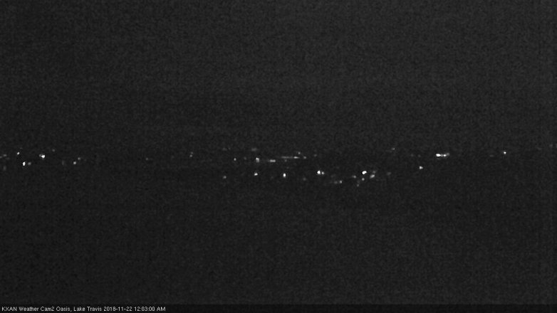 Lake Travis webcam, November 21, 2018 11:05 PM CT