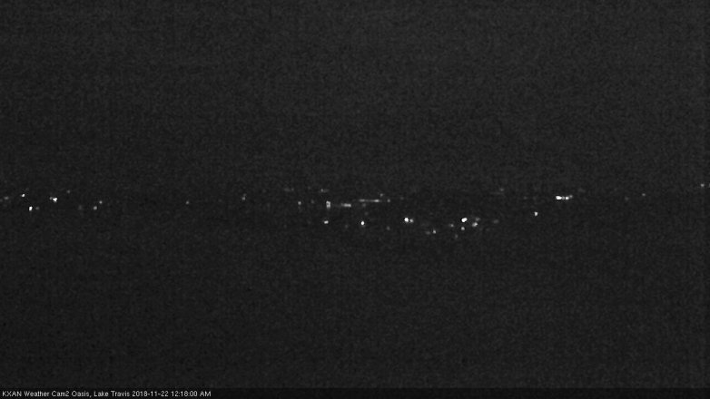 Lake Travis webcam, November 21, 2018 11:20 PM CT