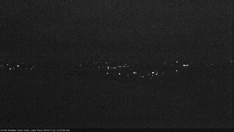 Lake Travis webcam, November 21, 2018 11:25 PM CT