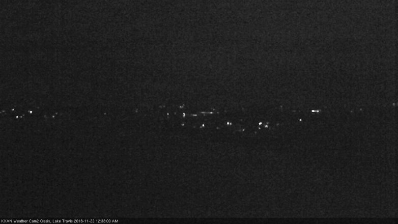 Lake Travis webcam, November 21, 2018 11:35 PM CT
