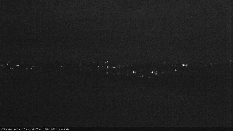 Lake Travis webcam, November 21, 2018 11:45 PM CT