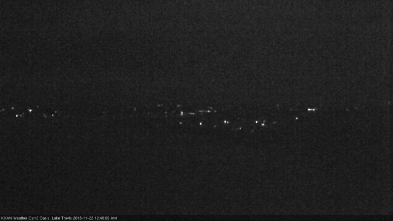 Lake Travis webcam, November 21, 2018 11:50 PM CT