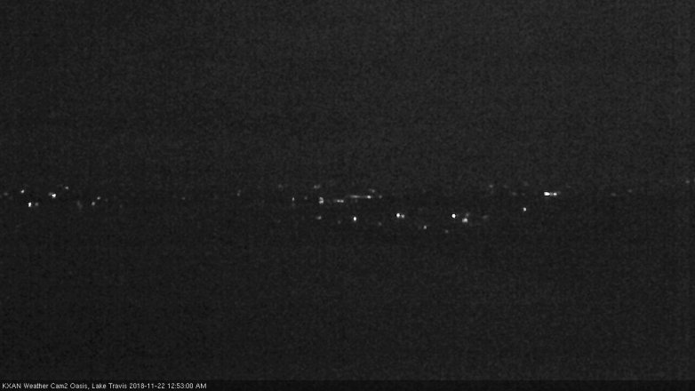 Lake Travis webcam, November 21, 2018 11:55 PM CT