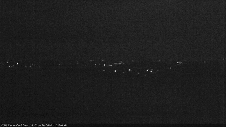 Lake Travis webcam, November 21, 2018 12:00 AM CT