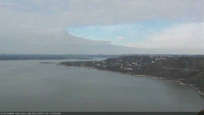 Lake Travis webcam, November 22, 2018 10:25 AM CT