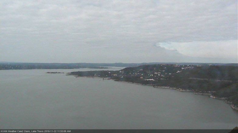 Lake Travis webcam, November 22, 2018 10:55 AM CT