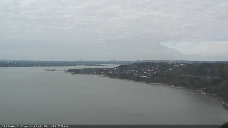 Lake Travis webcam, November 22, 2018 11:00 AM CT