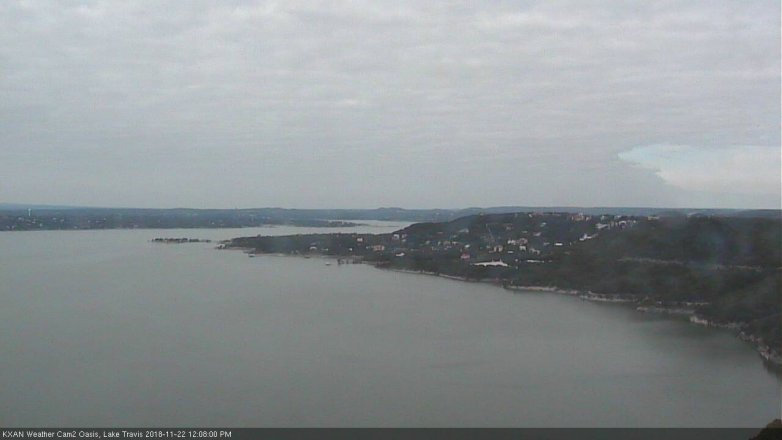 Lake Travis webcam, November 22, 2018 11:10 AM CT