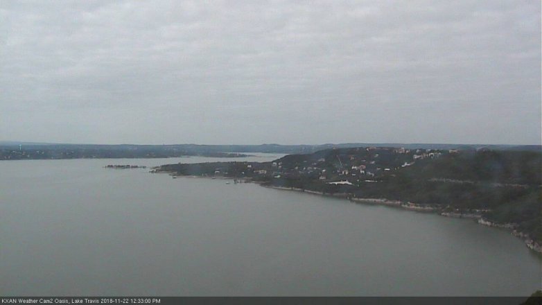 Lake Travis webcam, November 22, 2018 11:35 AM CT