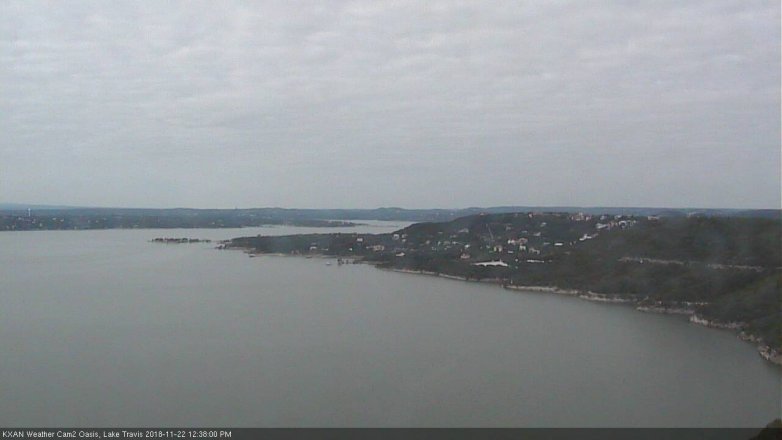 Lake Travis webcam, November 22, 2018 11:40 AM CT