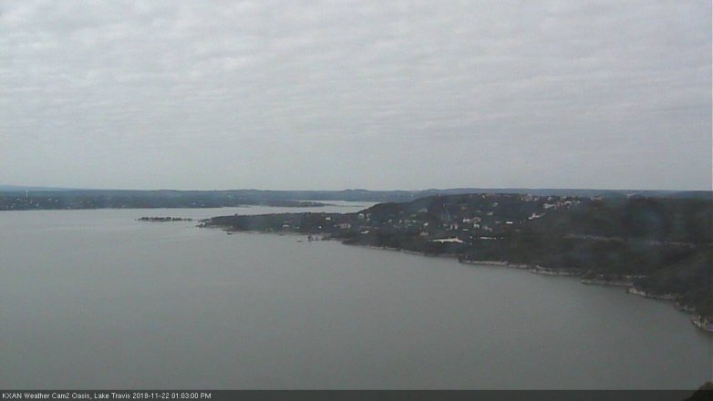 Lake Travis webcam, November 22, 2018 12:05 PM CT