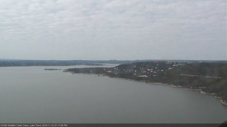 Lake Travis webcam, November 22, 2018 12:20 PM CT