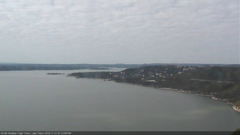 Lake Travis webcam, November 22, 2018 12:25 PM CT