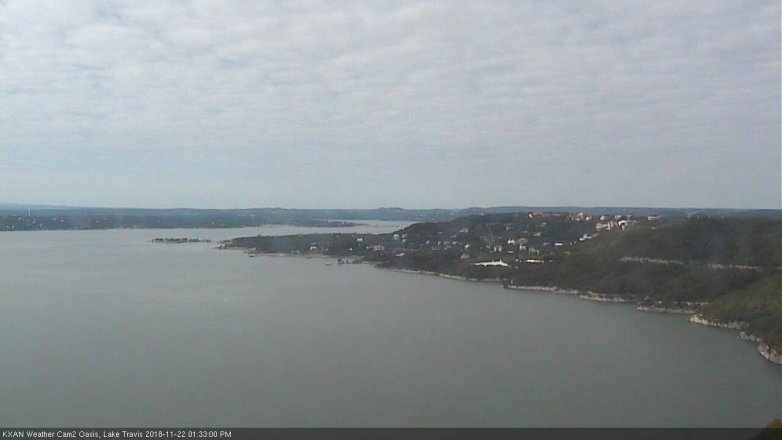 Lake Travis webcam, November 22, 2018 12:35 PM CT