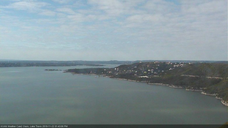 Lake Travis webcam, November 22, 2018 12:45 PM CT