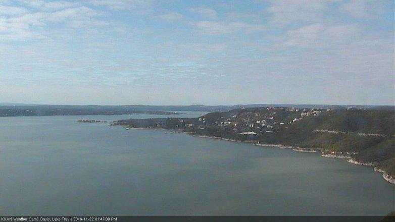 Lake Travis webcam, November 22, 2018 12:50 PM CT
