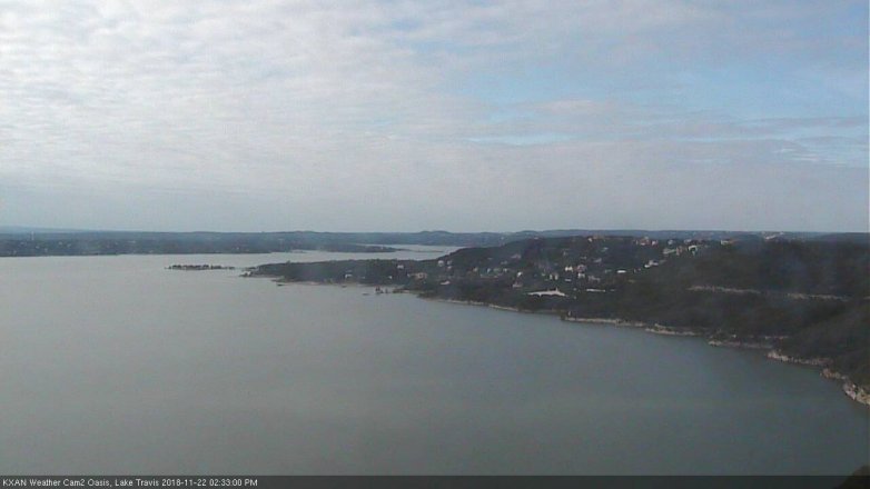 Lake Travis webcam, November 22, 2018 1:35 PM CT