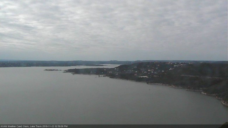 Lake Travis webcam, November 22, 2018 2:00 PM CT