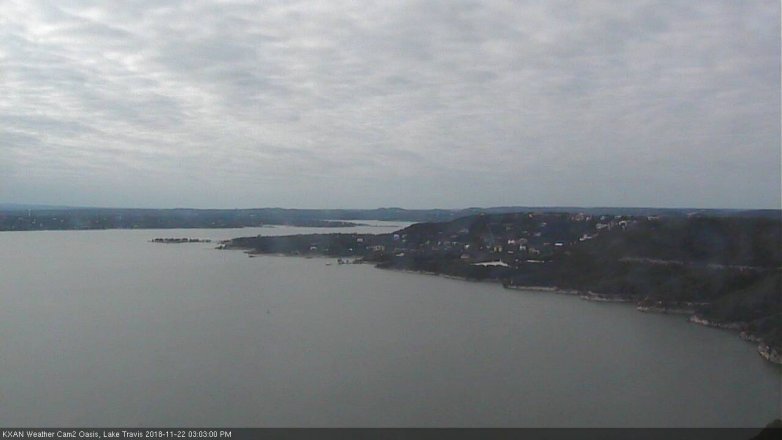 Lake Travis webcam, November 22, 2018 2:05 PM CT