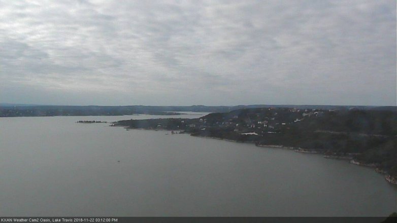 Lake Travis webcam, November 22, 2018 2:15 PM CT