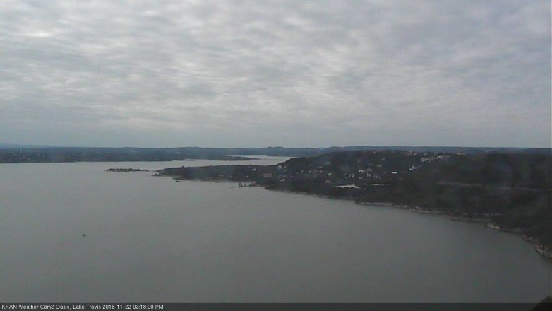 Lake Travis webcam, November 22, 2018 2:20 PM CT
