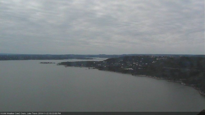 Lake Travis webcam, November 22, 2018 2:35 PM CT