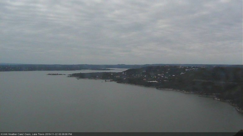 Lake Travis webcam, November 22, 2018 2:40 PM CT