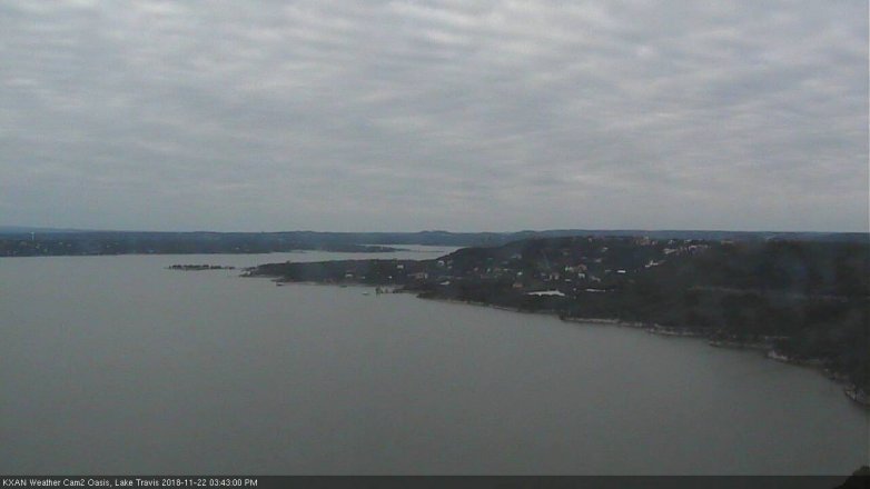 Lake Travis webcam, November 22, 2018 2:45 PM CT