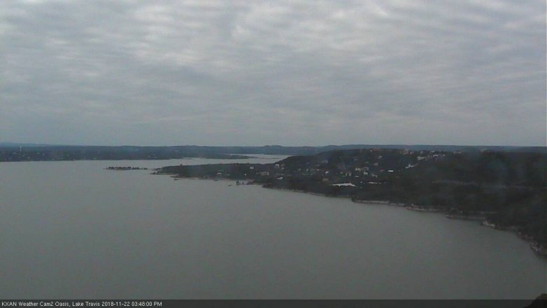 Lake Travis webcam, November 22, 2018 2:50 PM CT
