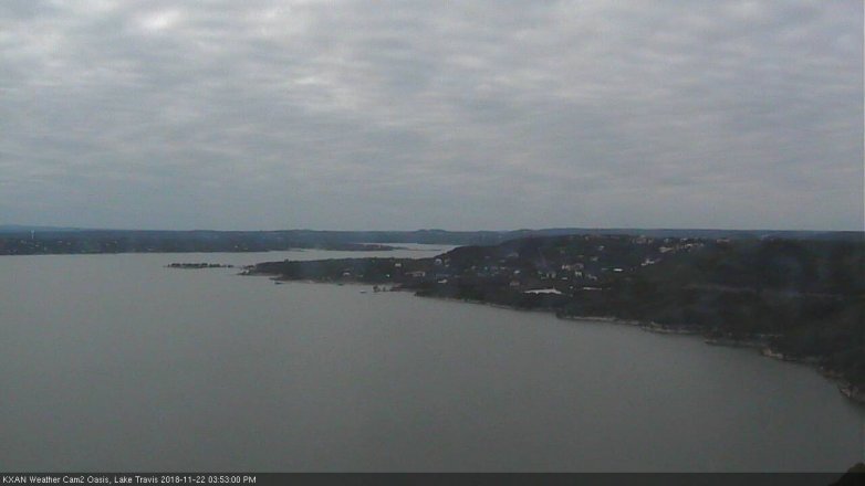 Lake Travis webcam, November 22, 2018 2:55 PM CT