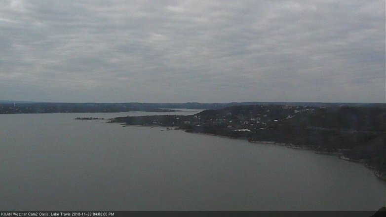 Lake Travis webcam, November 22, 2018 3:05 PM CT