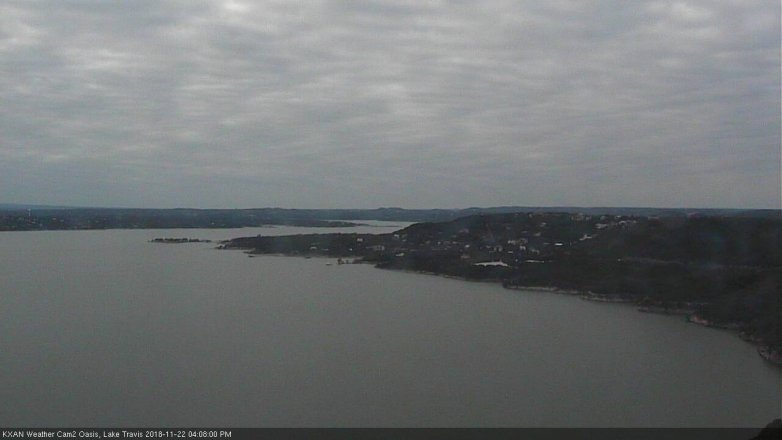 Lake Travis webcam, November 22, 2018 3:10 PM CT