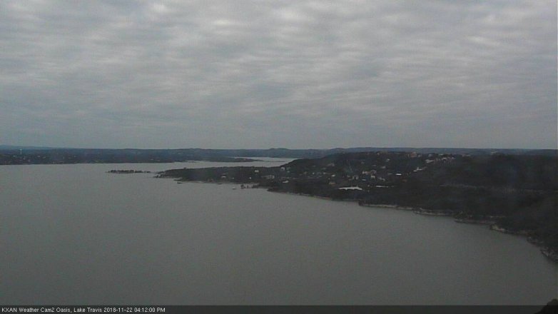 Lake Travis webcam, November 22, 2018 3:15 PM CT